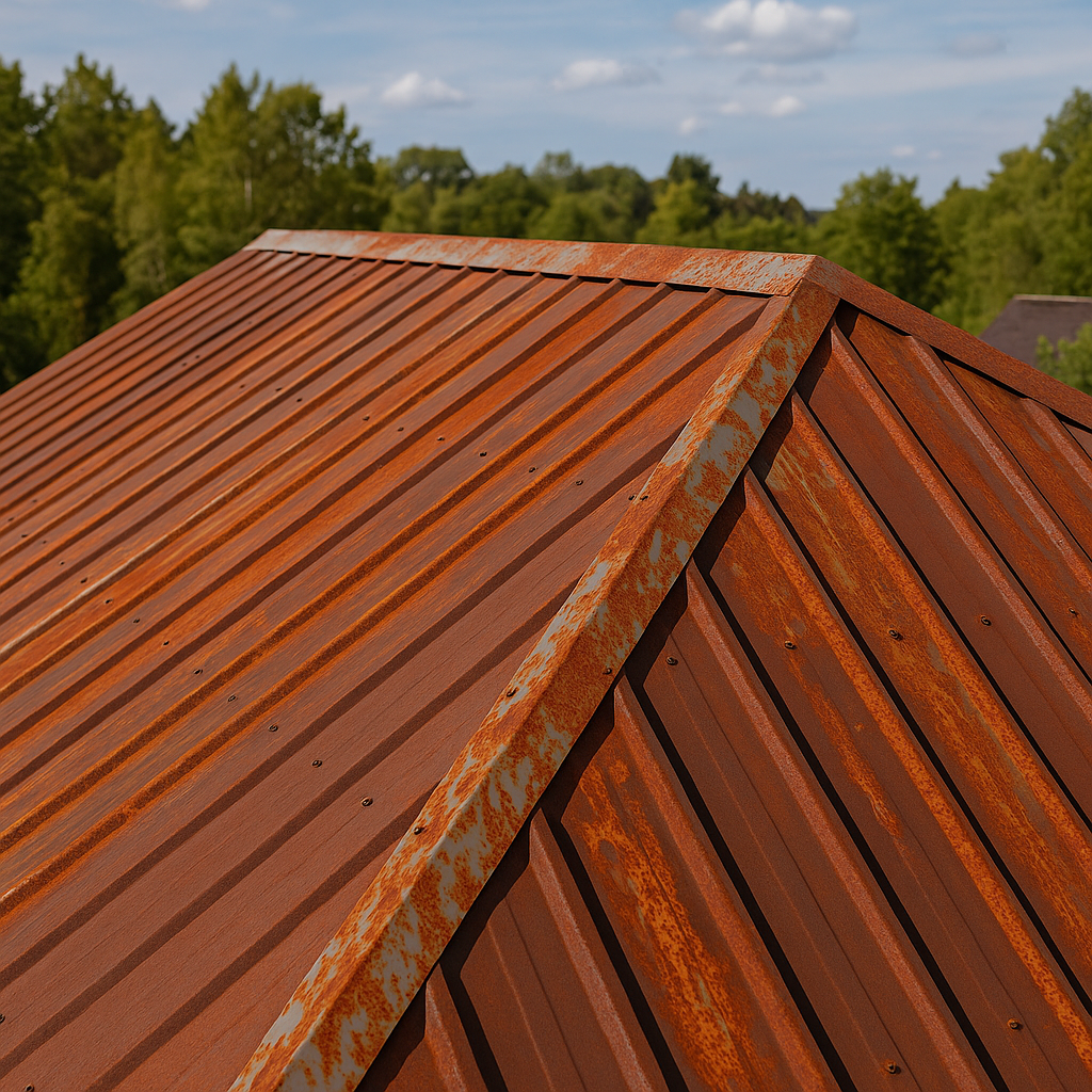 Ako odstrániť hrdzu zo strechy?