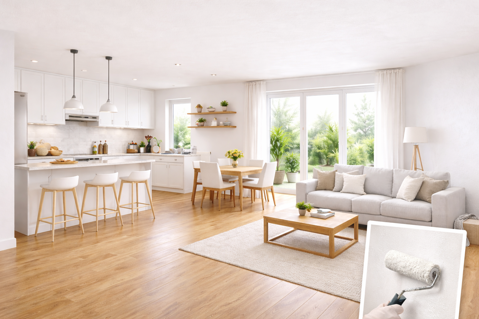 Akú bielu farbu na stenu vybrať? Odtiene bielej farby a 3 skvelé tipy