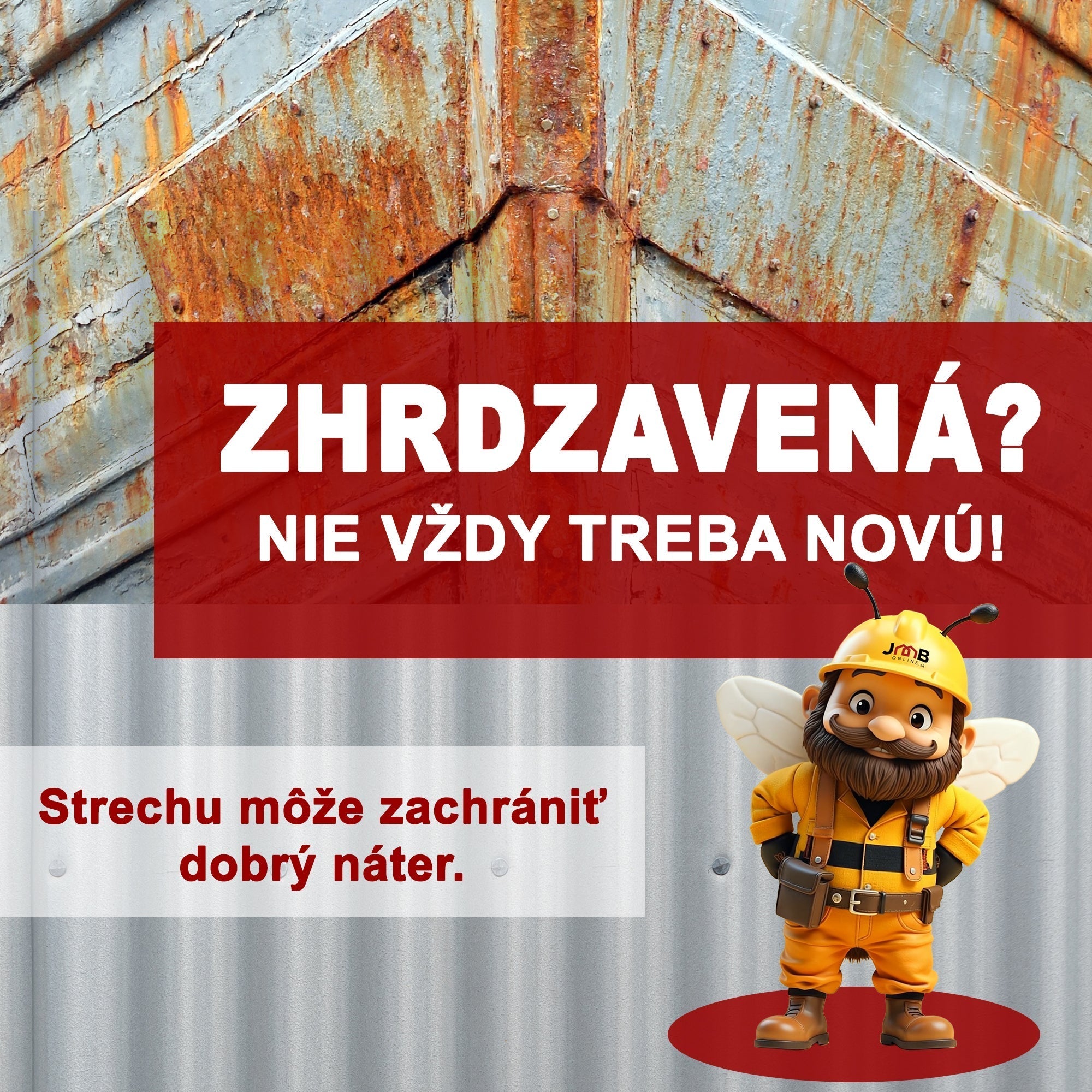 Náter strechy. Renovácia strechy farbou - riešenie, ktoré ušetrí.