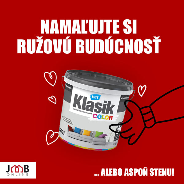 Interiérové farby na stenu. Namaľuj si budúcnosť na ružovo. 🩷