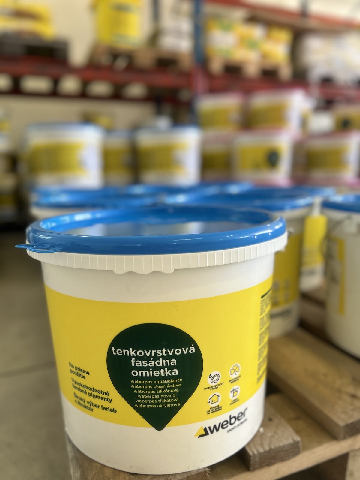 Weber Weberpas aquaBalance tenkovrstvová fasádna omietka 25 kg