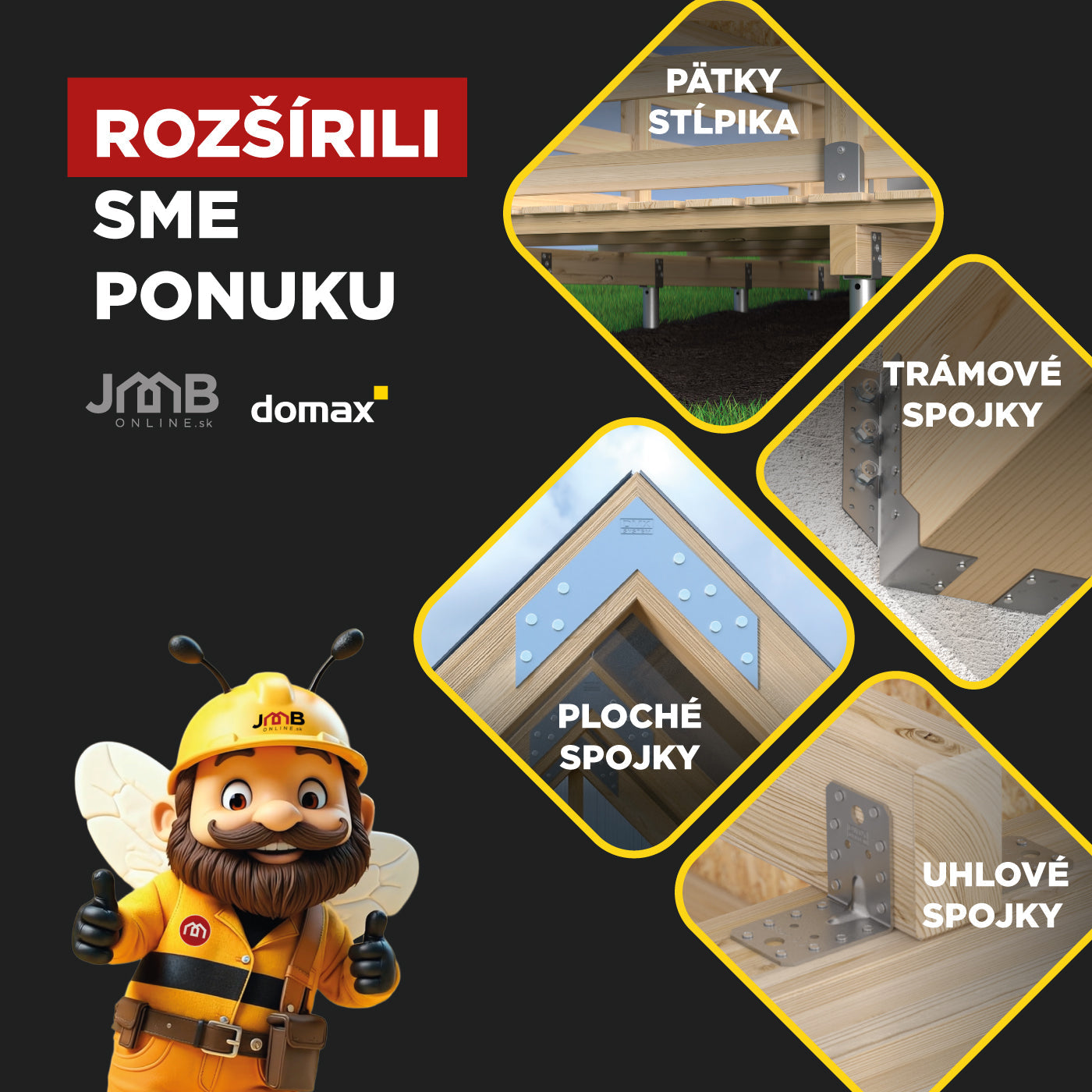 Nová kategória spojov na JMBonline.sk DOMAX