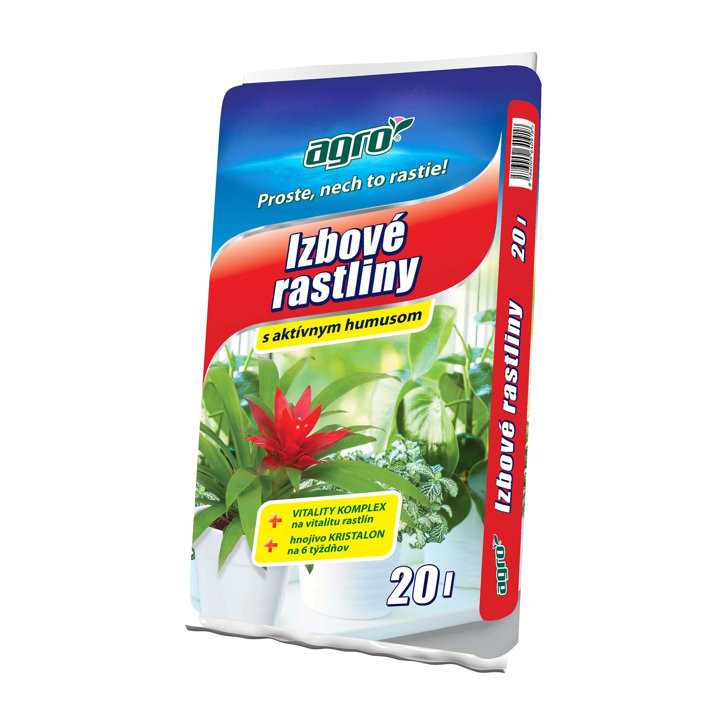 AGRO Substrát pre izbové rastliny s aktívnym humusom 20 l