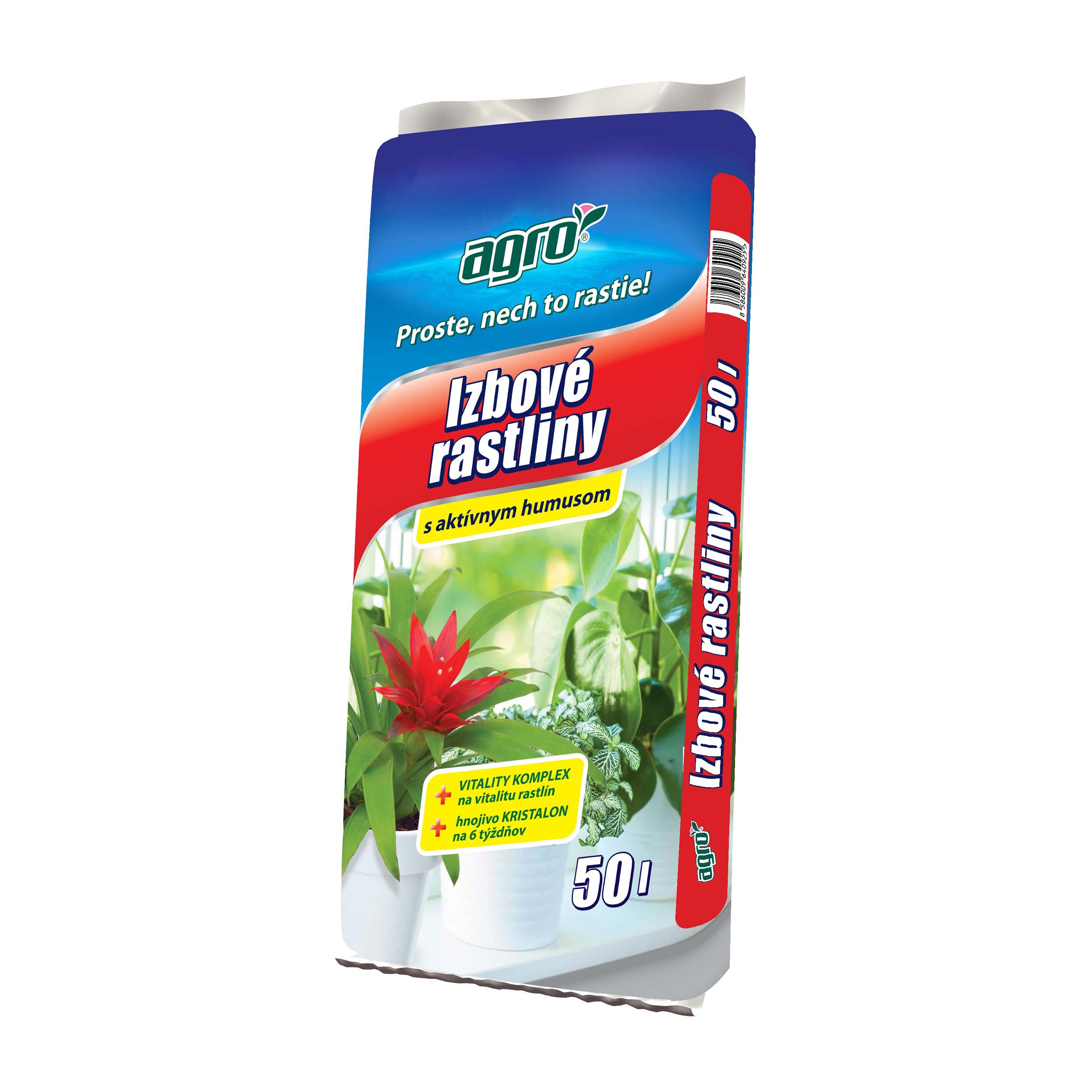 AGRO Substrát pre izbové rastliny s aktívnym humusom 50 l