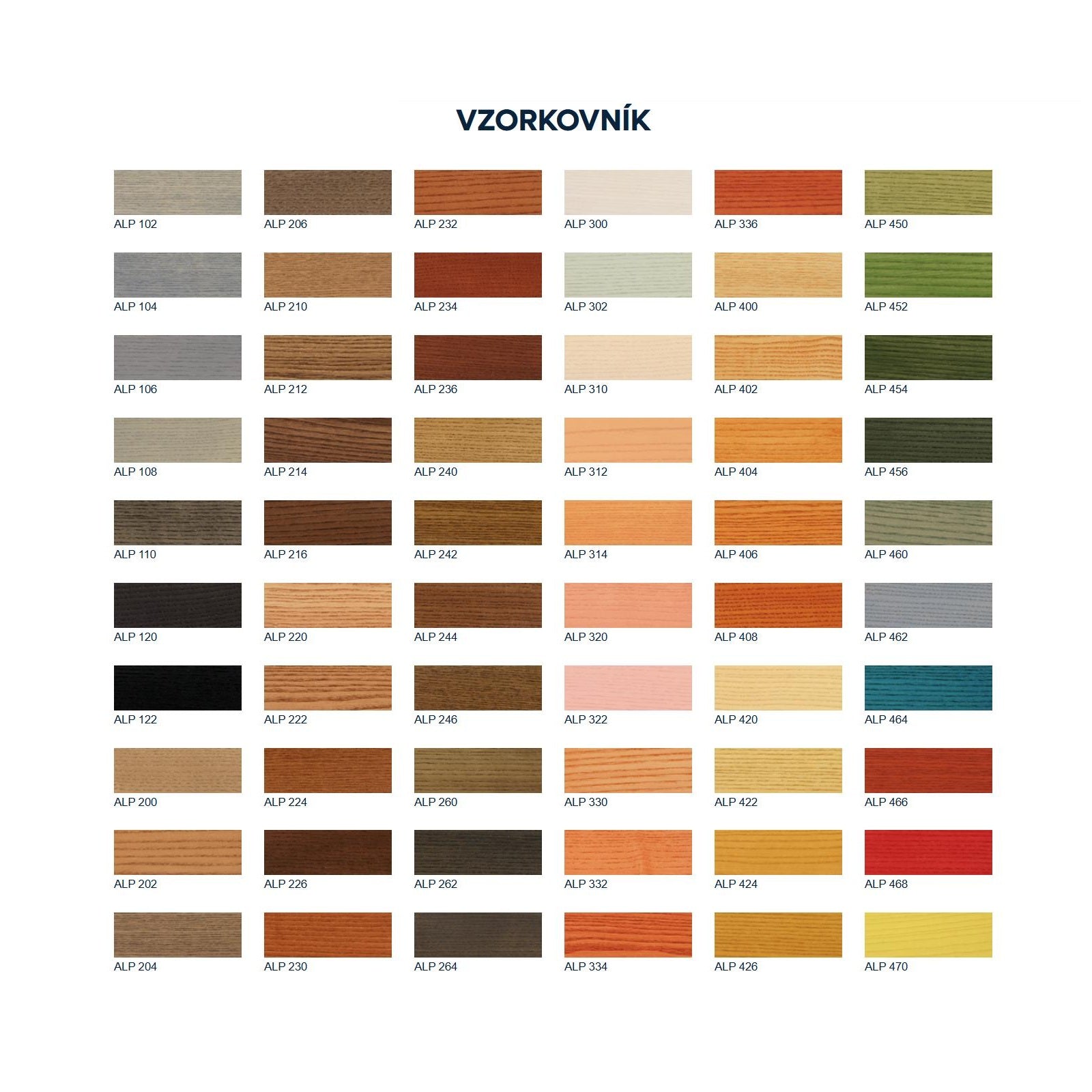 HET Aquadecol LAZÚRA PREMIUM tenkovrstvá lazúra na drevo - vzorkovník