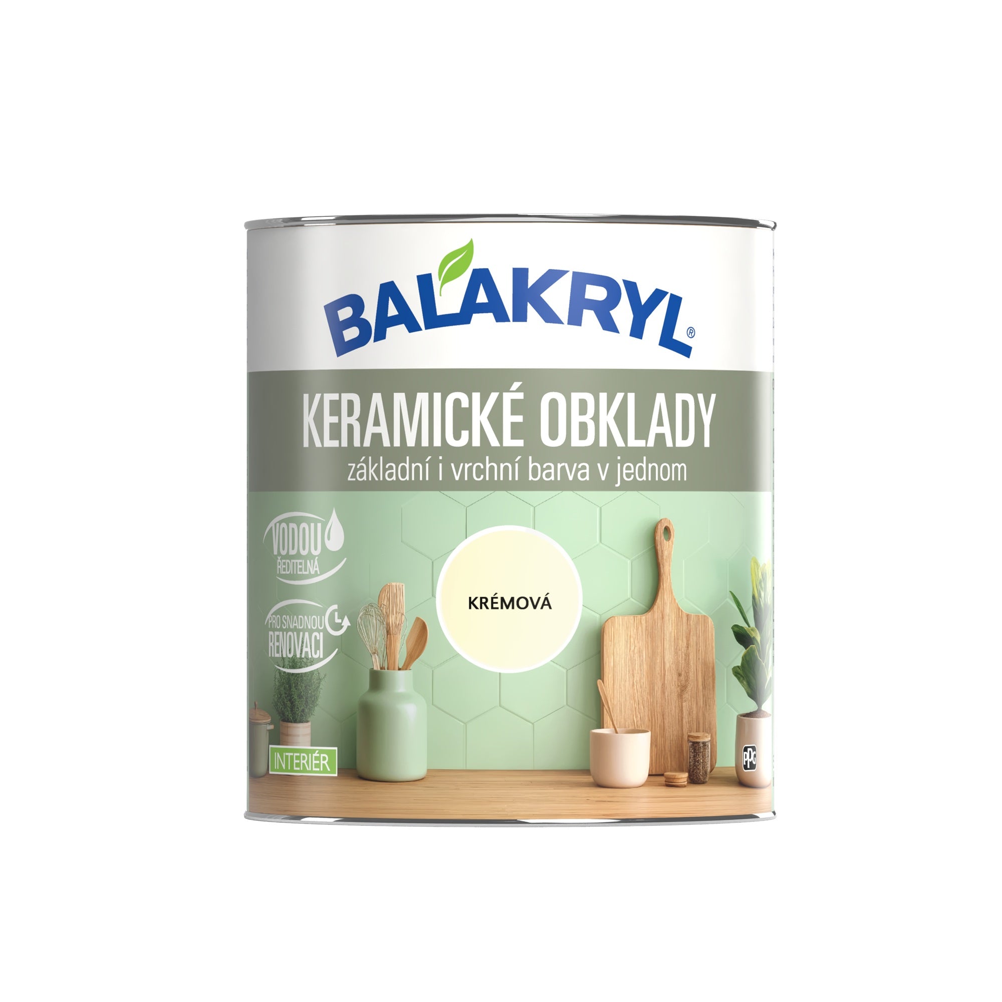 BALAKRYL KERAMICKÉ OBKLADY základná a vrchná farba_krémová