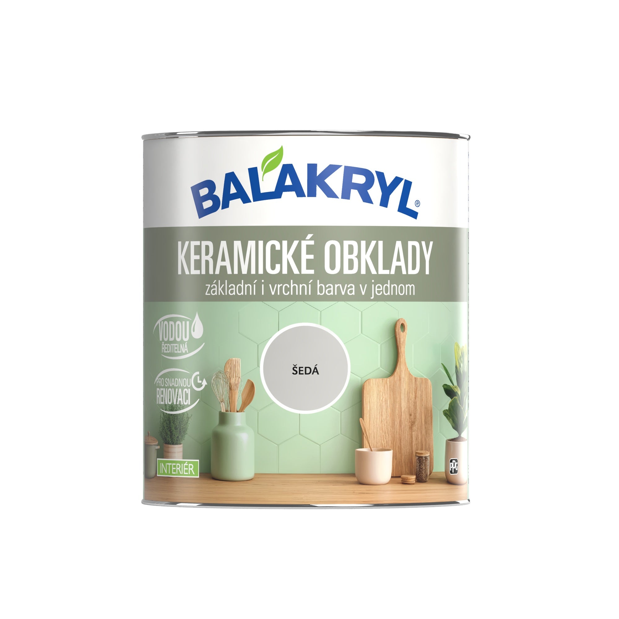 BALAKRYL KERAMICKÉ OBKLADY základná a vrchná farba_šedá