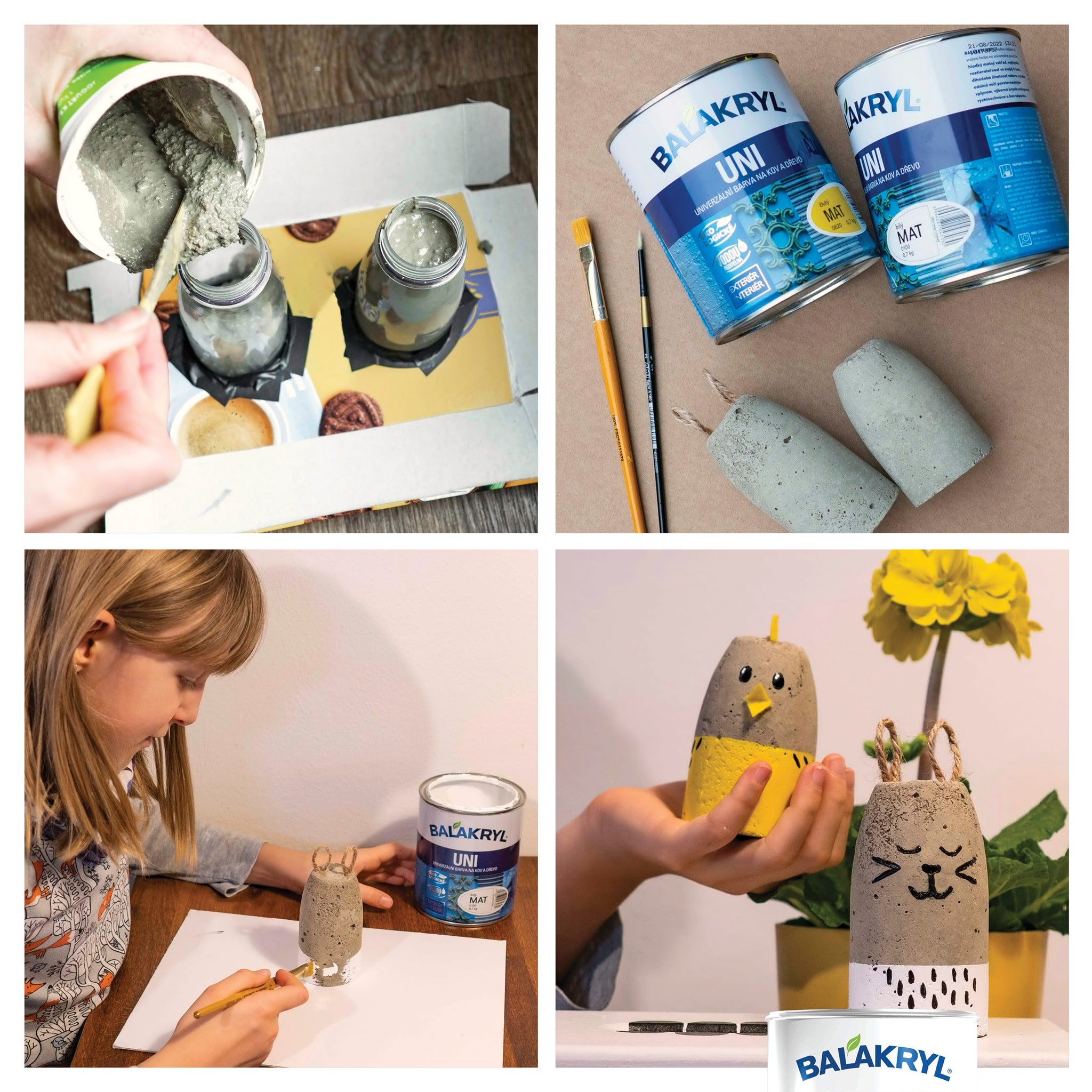 BALAKRYL UNI MAT vodou riediteľná ekologická farba na drevo a kov_použitie