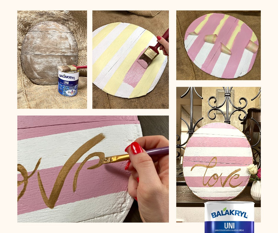 BALAKRYL UNI MAT vodou riediteľná ekologická farba na drevo a kov_použitie