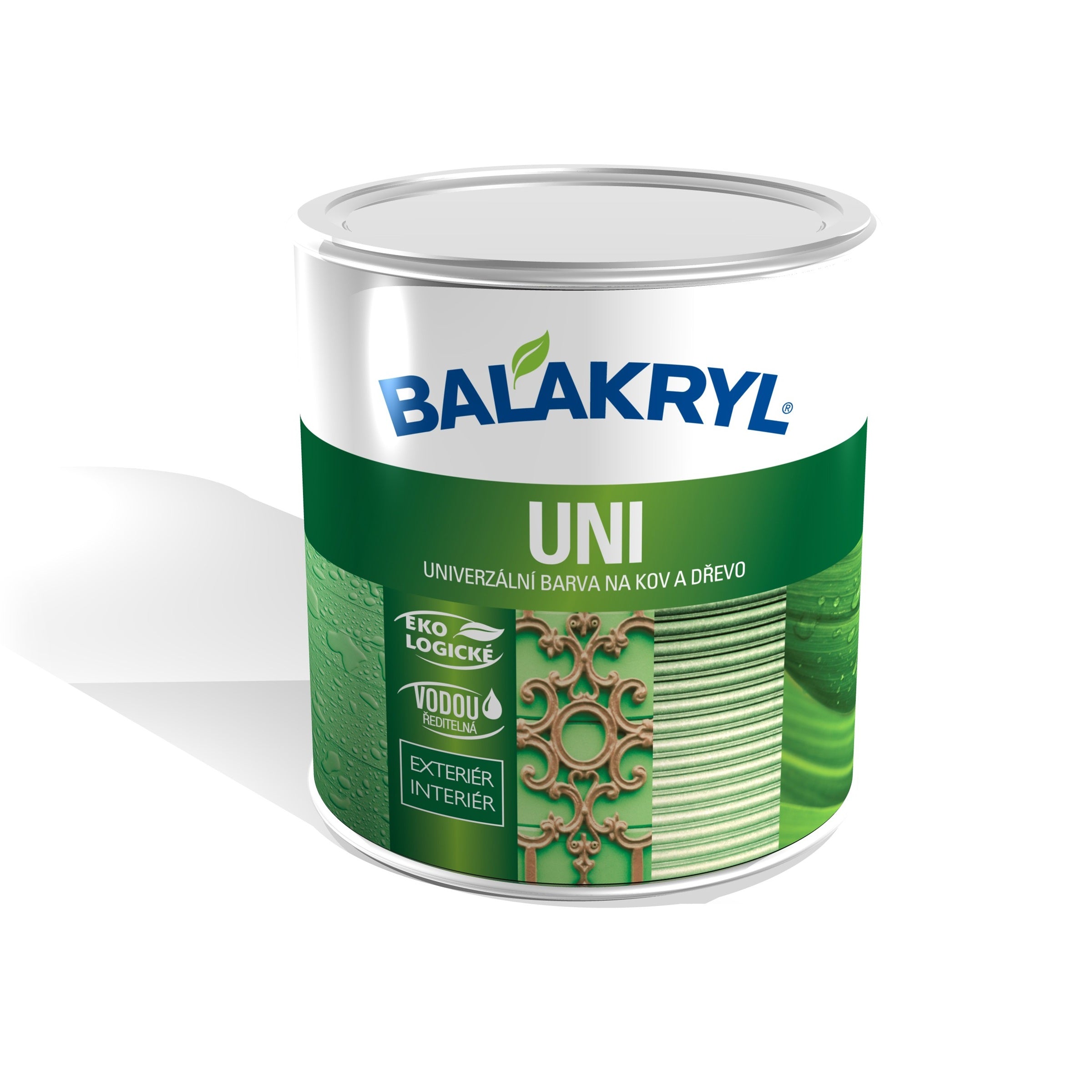 BALAKRYL UNI SATIN vodou riediteľná ekologická farba na drevo a kov