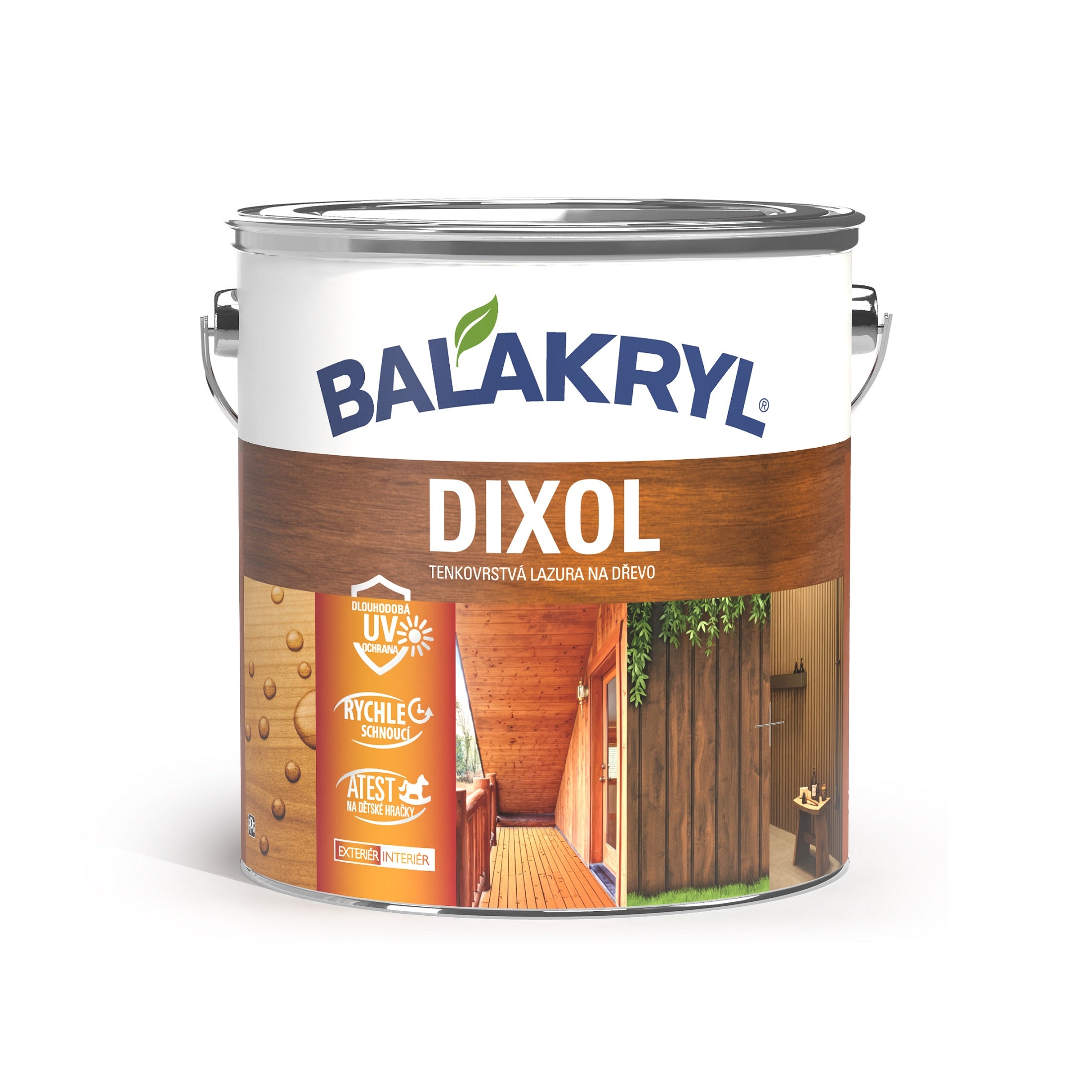 BALAKRYL DIXOL tenkovrstvá lazúra na drevo 2,5 kg