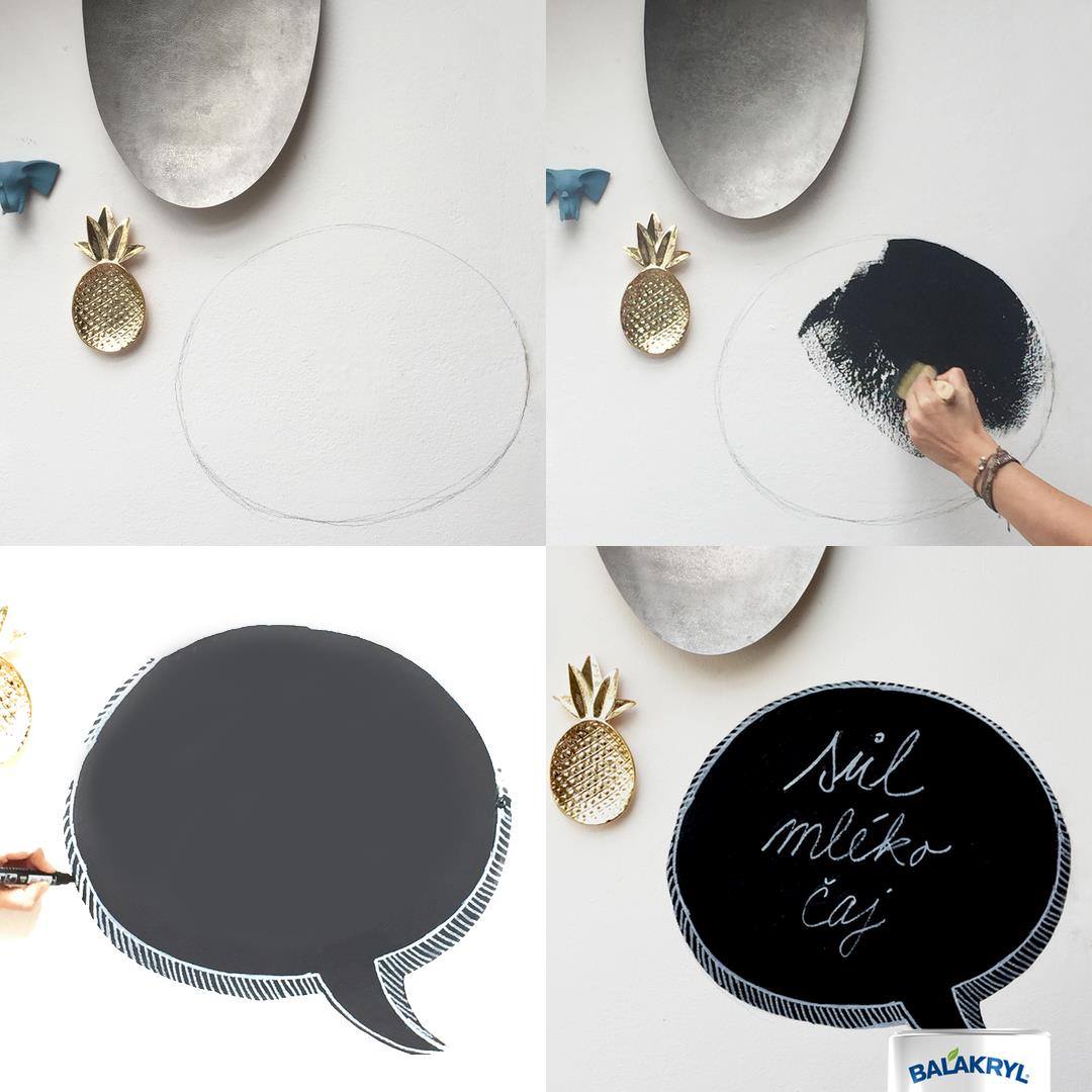 BALAKRYL TABUĽOVÁ FARBA na drevo a kov vodou riediteľná