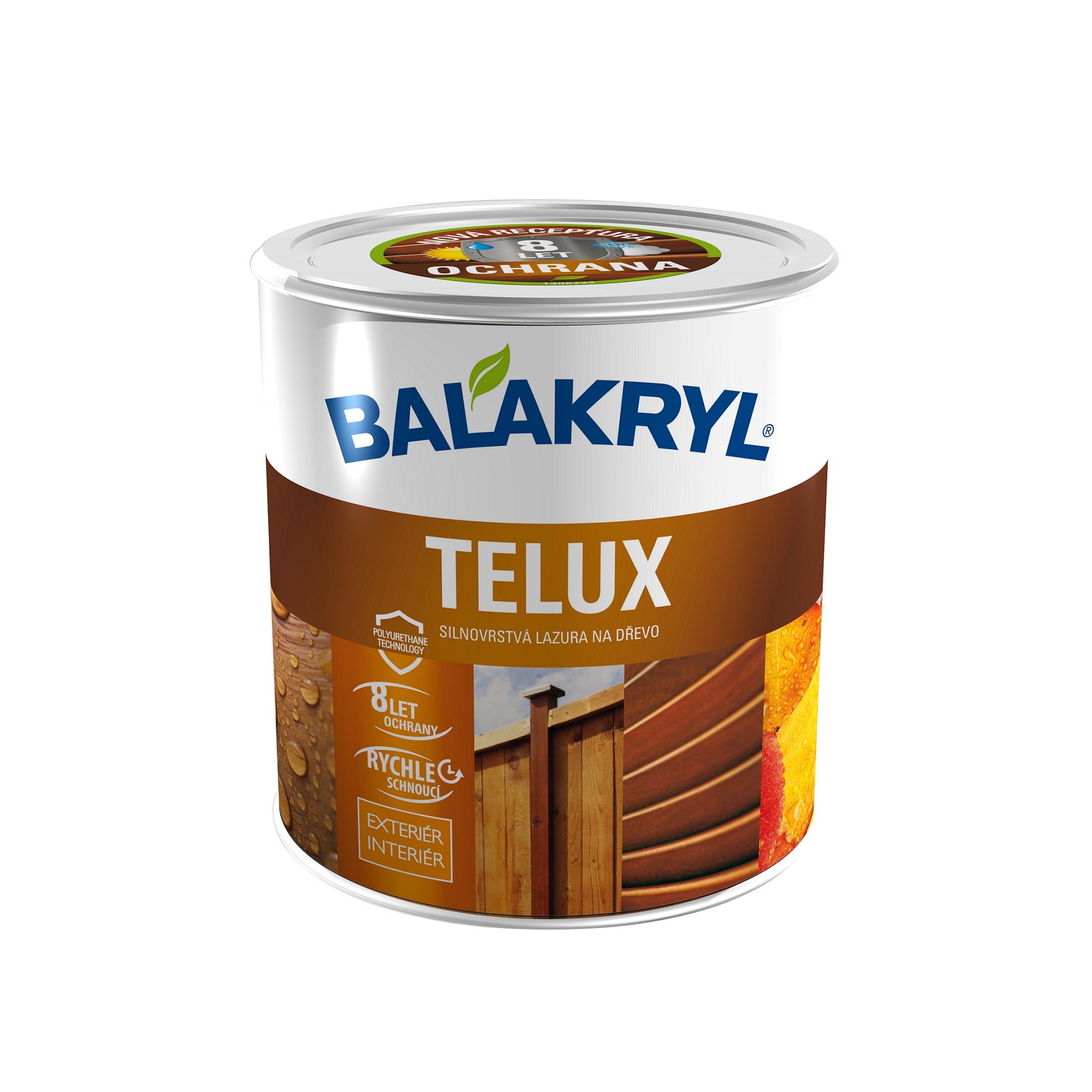 BALAKRYL TELUX hrubovrstvá lazúra na drevo 0,7 kg