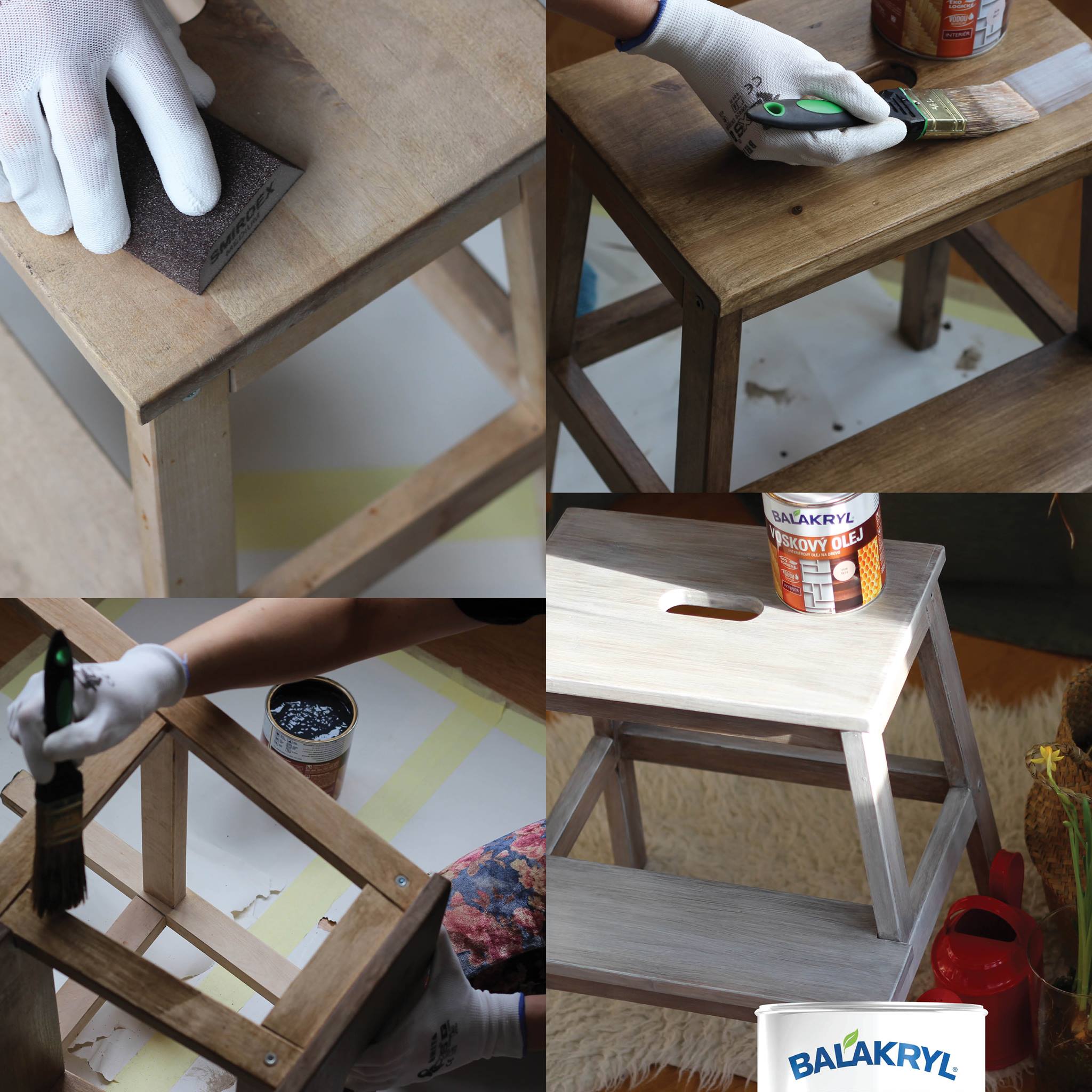BALAKRYL VOSKOVÝ OLEJ na drevo interiér