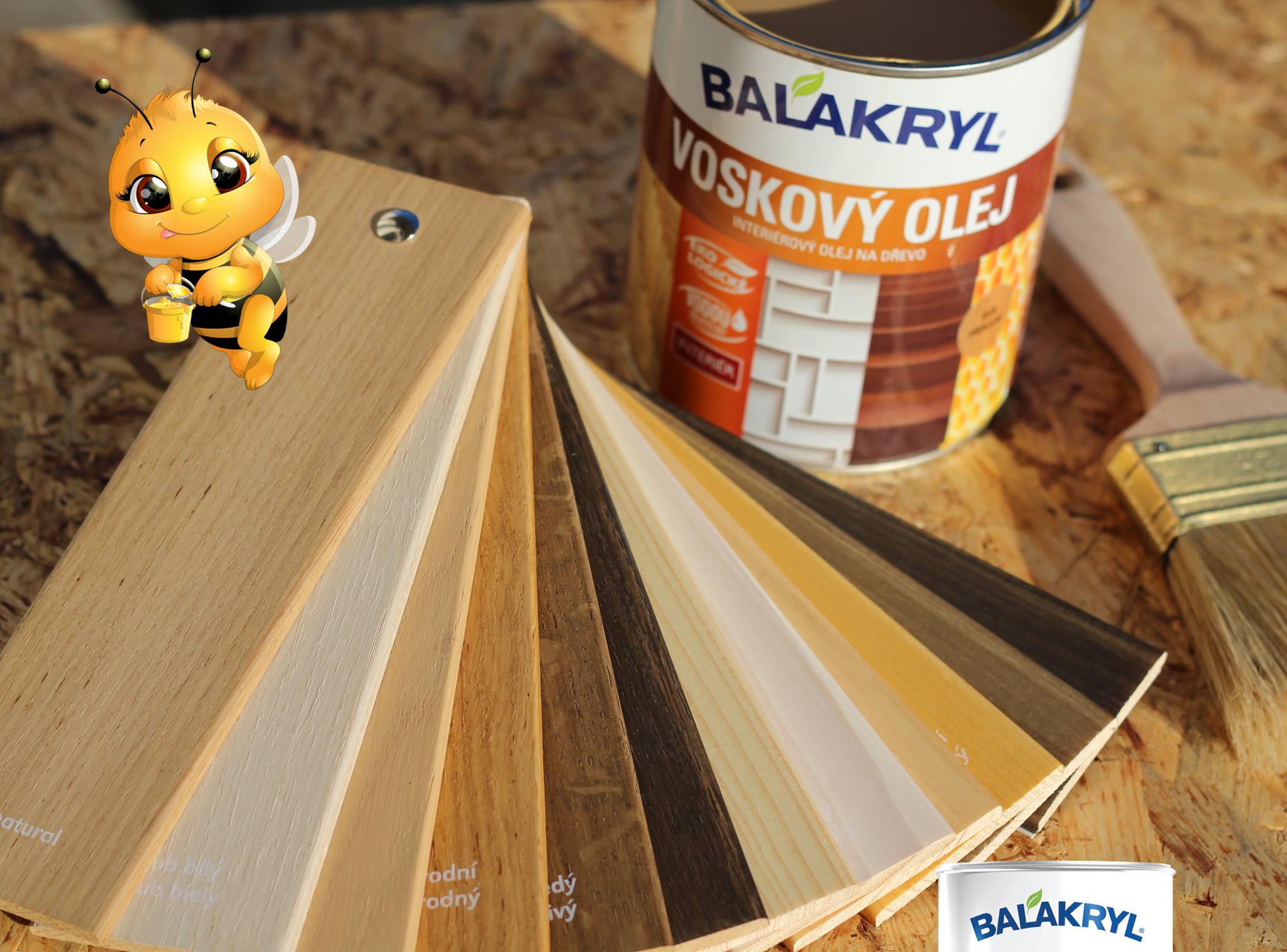 BALAKRYL VOSKOVÝ OLEJ na drevo interiér