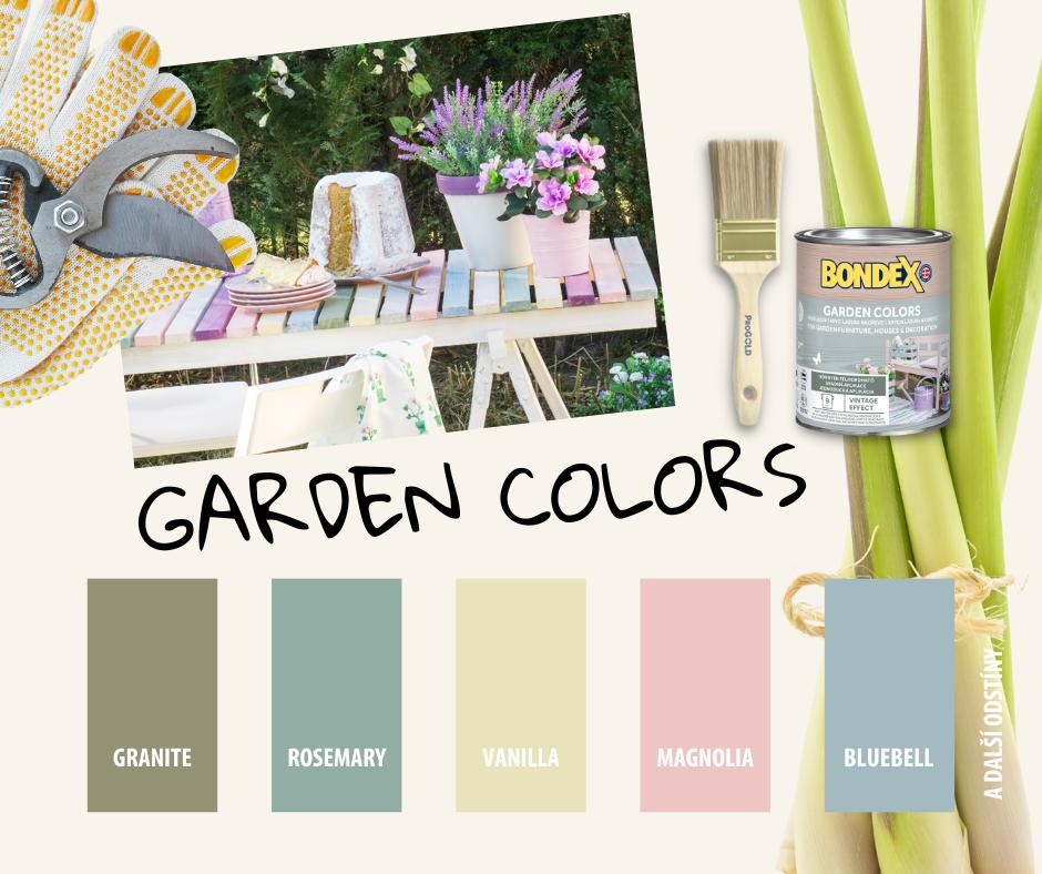 BONDEX GARDEN COLORS krycia lazúra na drevo_ukážka2