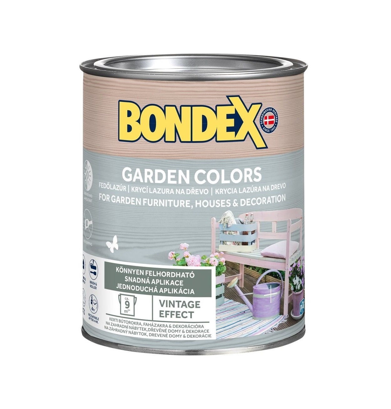 BONDEX GARDEN COLORS krycia lazúra na drevo 0,75 l