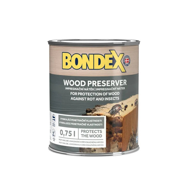 BONDEX PRESERVE impregnácia dreva pre exteriéry 0,75 l