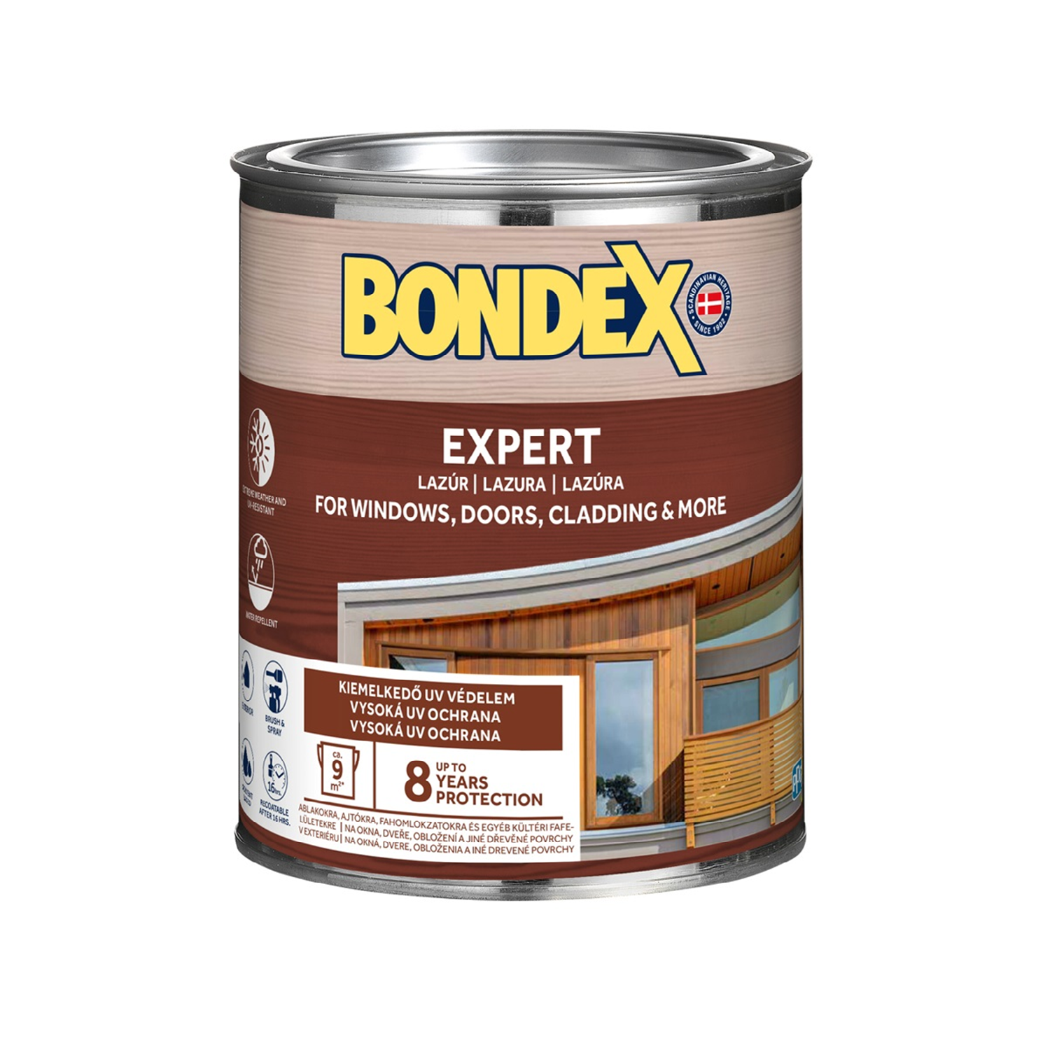 BONDEX EXPERT hrubovrstvá syntetická lazúra na drevo 0,75 l