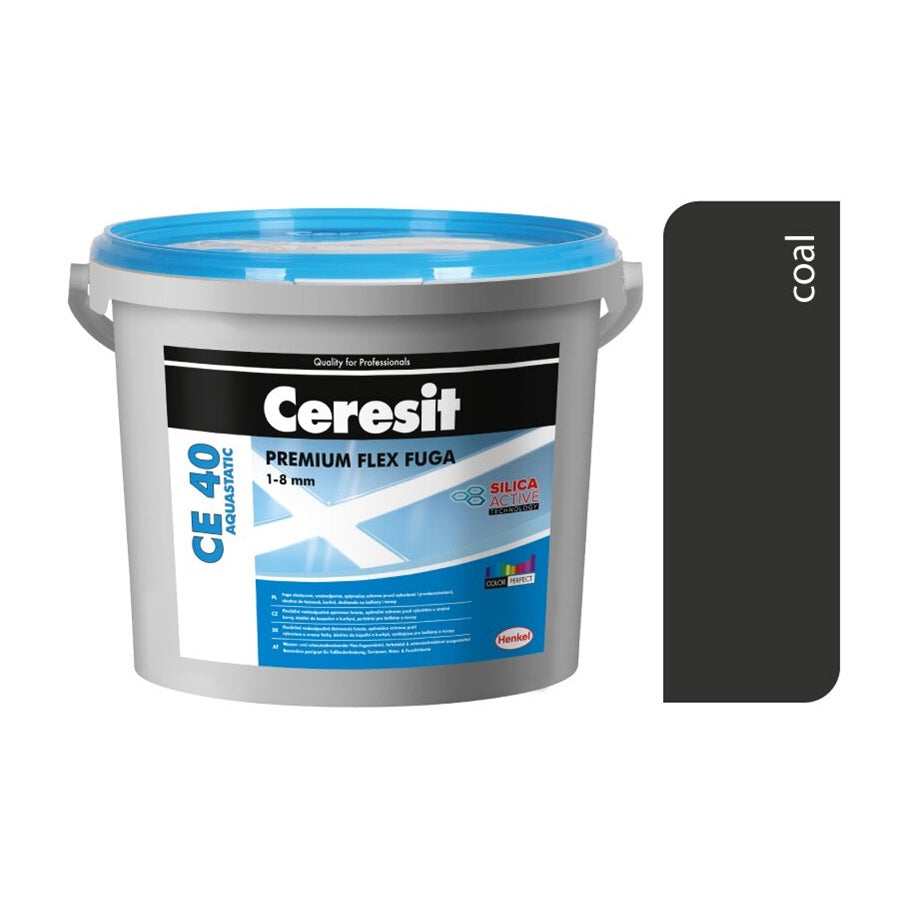 CERESIT CE 40 AQUASTATIC Flexibilná škárovacia hmota 18 - Coal