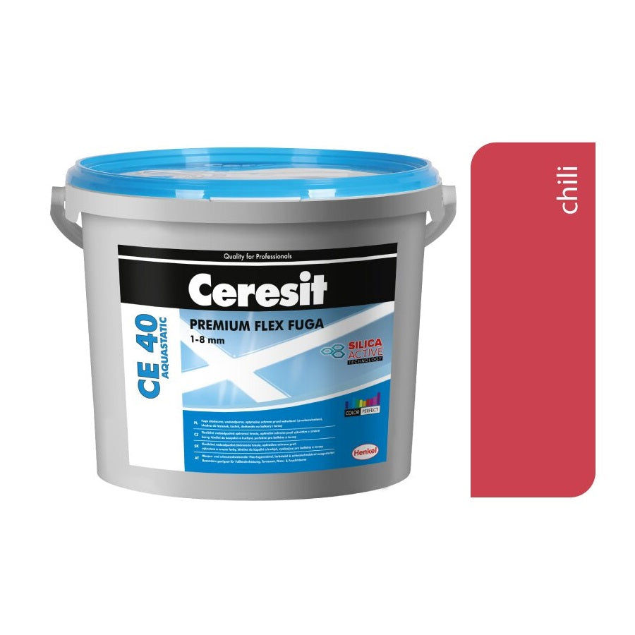 CERESIT CE 40 AQUASTATIC Flexibilná škárovacia hmota 37 - Chilli