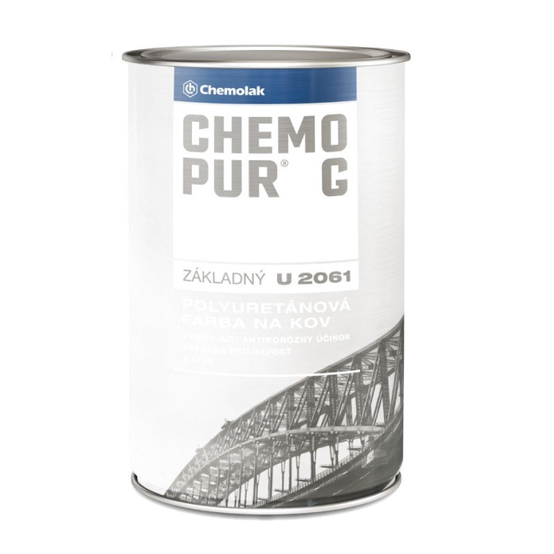 Chemolak CHEMOPUR G U 2061 základná polyuretánová dvojzložková matná farba na kov