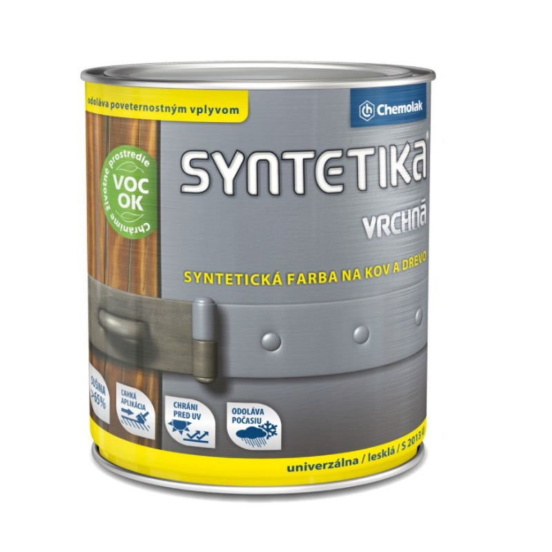Chemolak SYNTETIKA S 2013 U Vrchná syntetická lesklá farba na kov a drevo