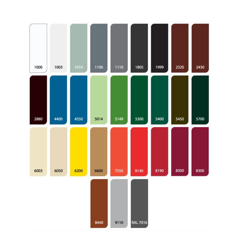 Chemolak SYNTETIKA S 2013 U Vrchná  - vzorkovníksyntetická lesklá farba na kov a drevo