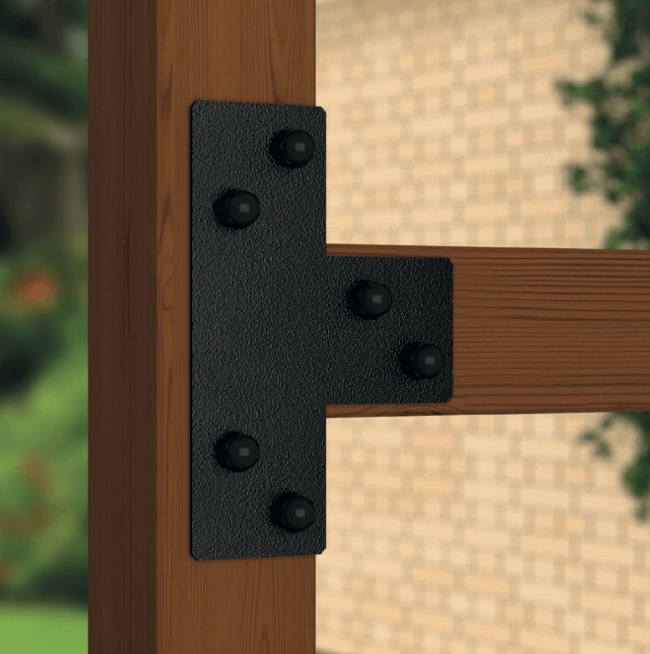 DOMAX GPLP spojka priečneho hranola pergoly použitie