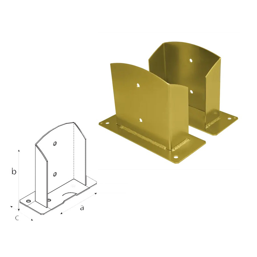 DOMAX PSD zaskrutkovacia pätka stĺpika ZNZ 200