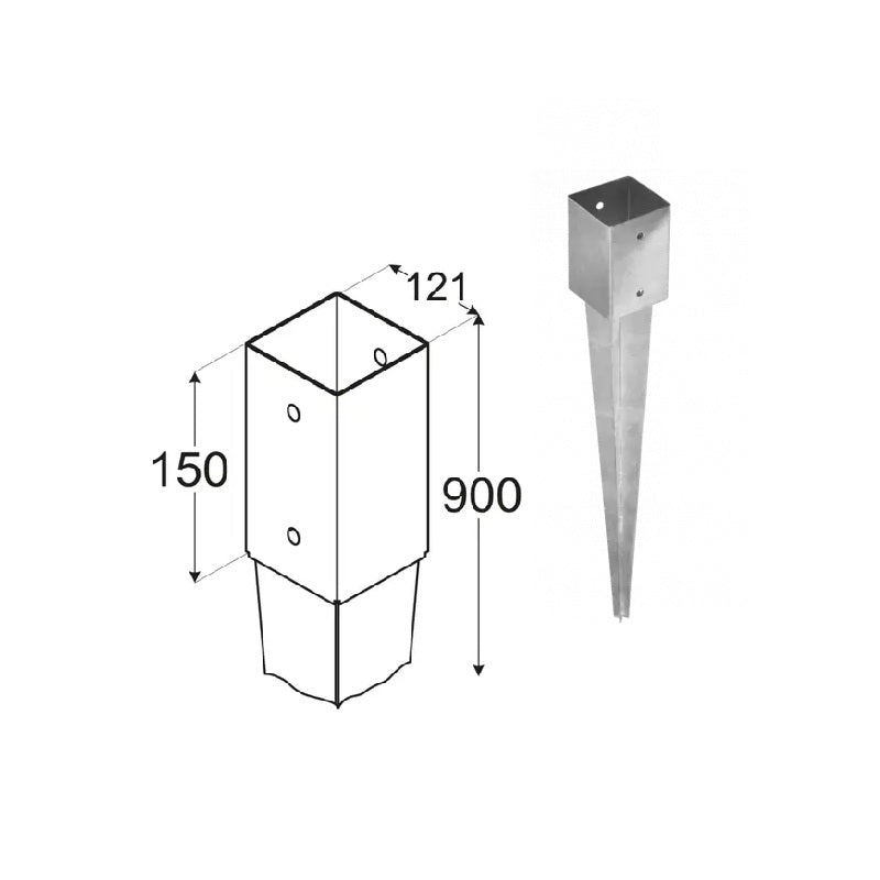 DOMAX PSG nabíjacia pätka stĺpika 120