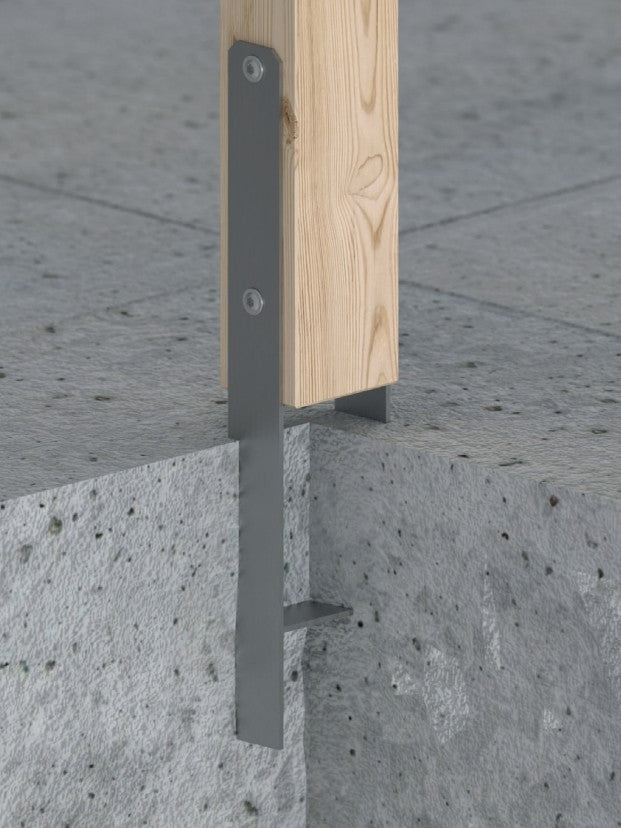 DOMAX PSH zapustená pätka stĺpika typu H ukážka