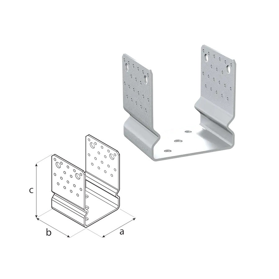 DOMAX PSSOZ 140 zaskrutkovacia pätka stĺpika typu U