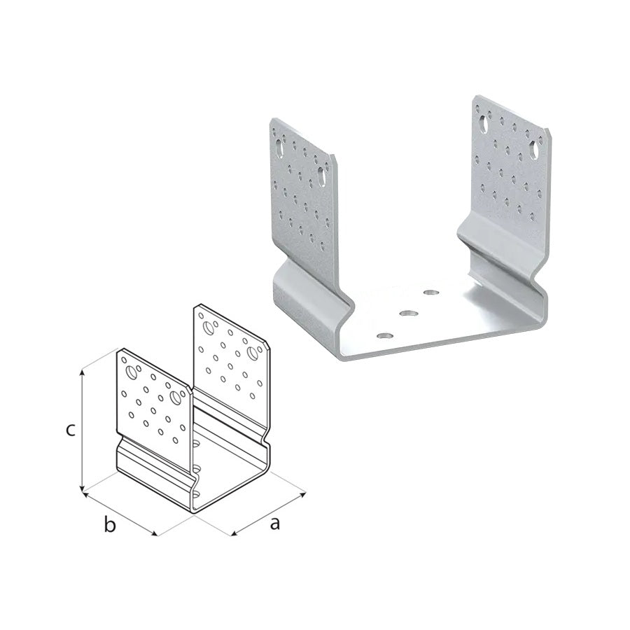 DOMAX PSSOZ 160 zaskrutkovacia pätka stĺpika typu U