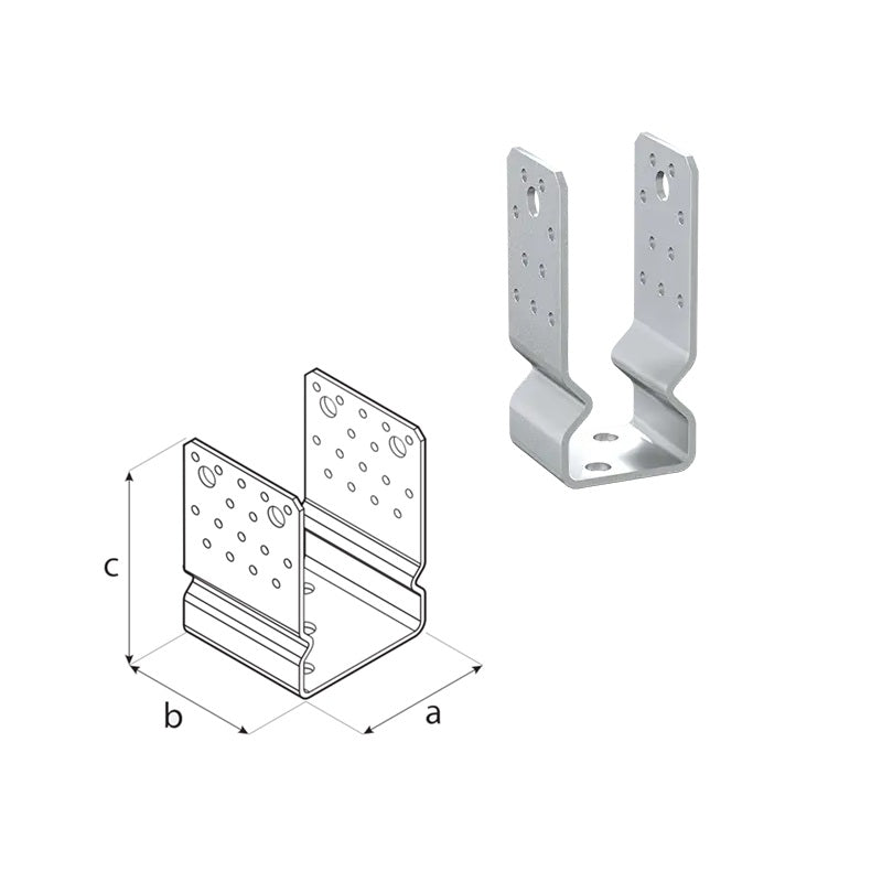 DOMAX PSSOZ 60 zaskrutkovacia pätka stĺpika typu U