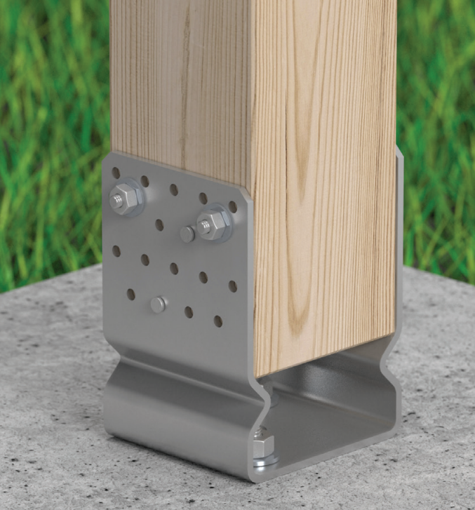 DOMAX PSSOZ zaskrutkovacia pätka stĺpika typu U