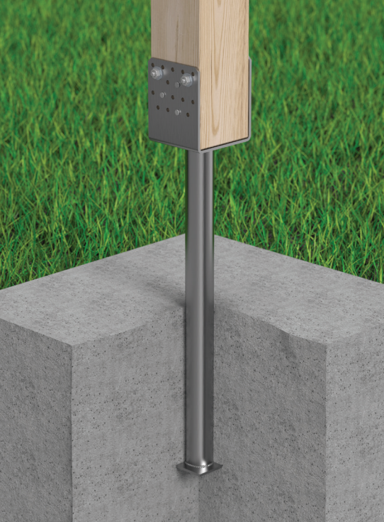 DOMAX PSS R500 zapustená pätka stĺpika typu U ukážka