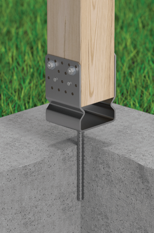 DOMAX PSSZ zapúšťacia pätka stĺpika typu U ukážka