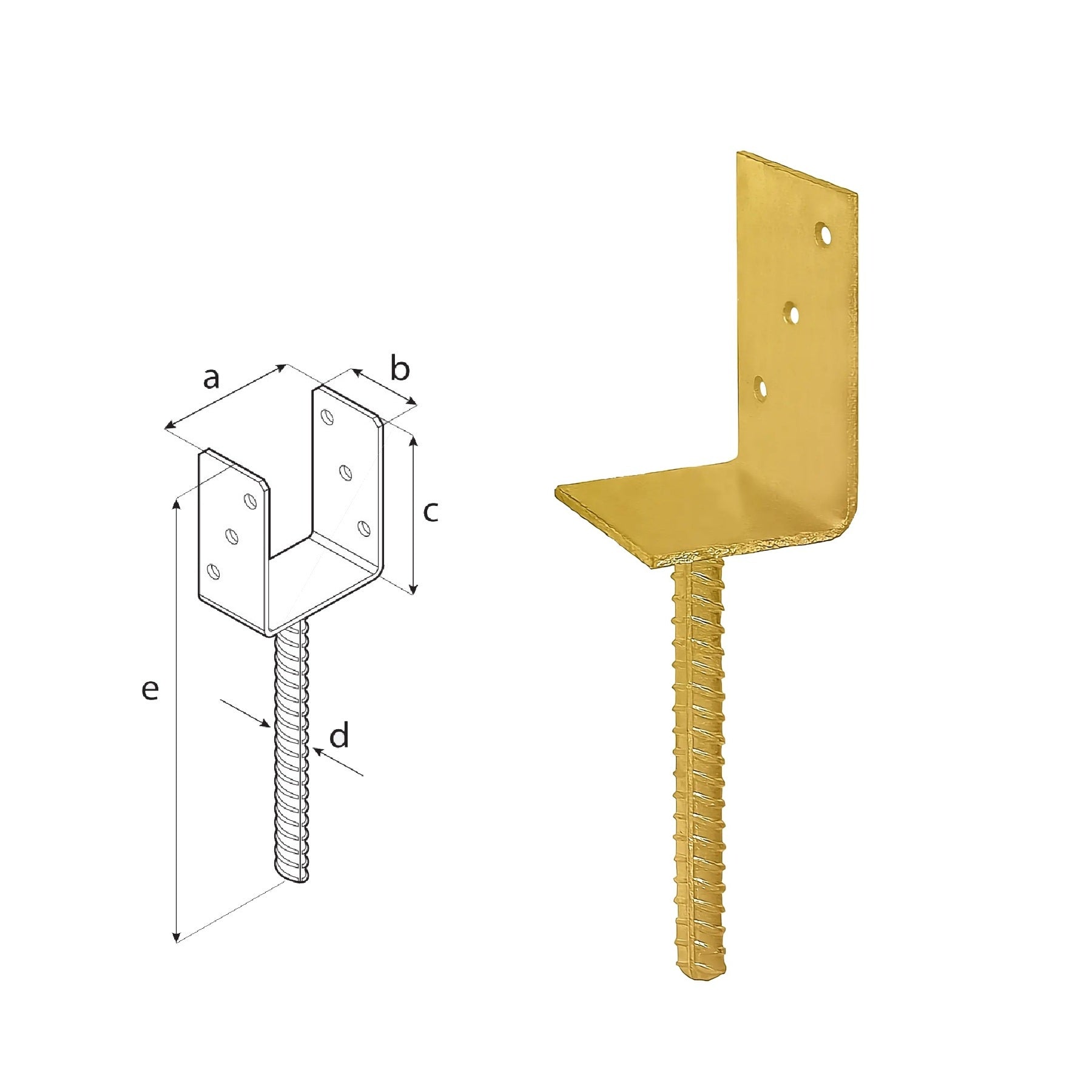 DOMAX PS zapustená pätka stĺpika typu U 84 ZNZ