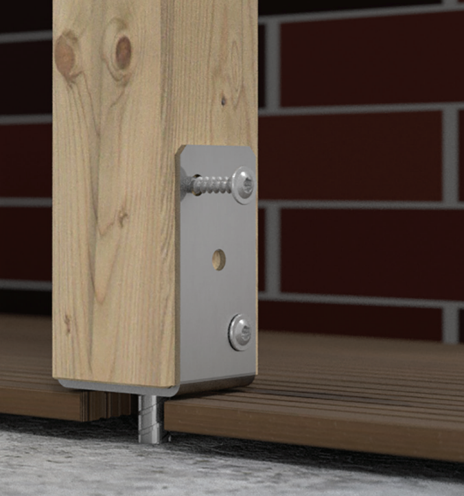 DOMAX PS zapustená pätka stĺpika typu U 84L ukážka