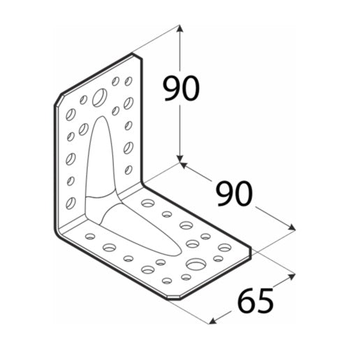 DOMAX KP 1 4021 uholník s prelisom