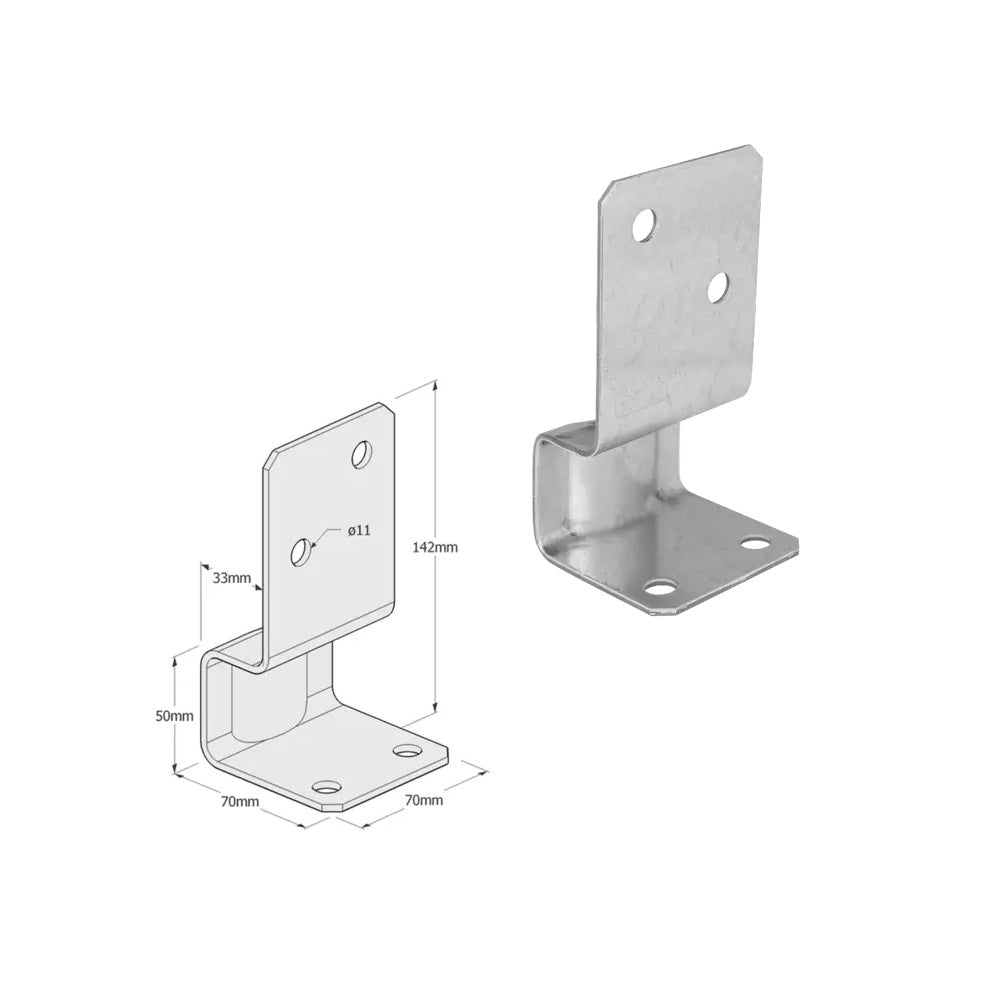 DOMAX PSK zaskrutkovacia pätka stĺpika technické parametre