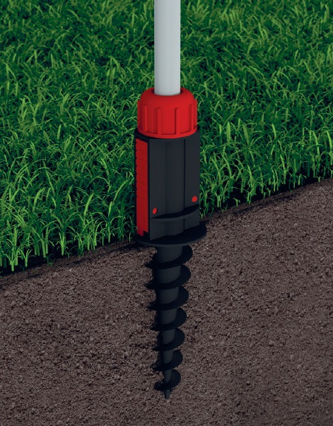 DOMAX PWA zaskrutkovacia slnečníková pätka montáž