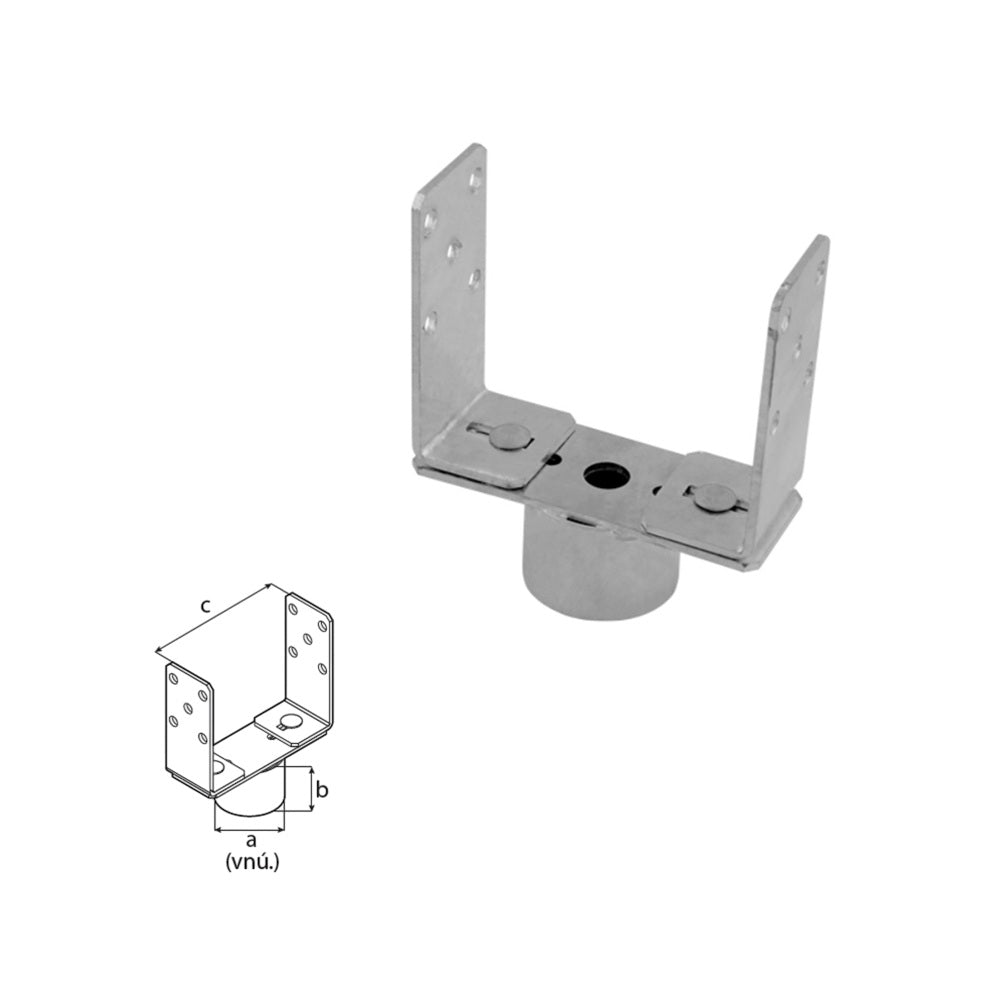 DOMAX PWOM 4 adaptér pre základňu stĺpa