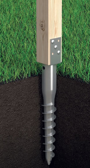 DOMAX PWU zemná zaskrutkovacia pätka stĺpika montáž