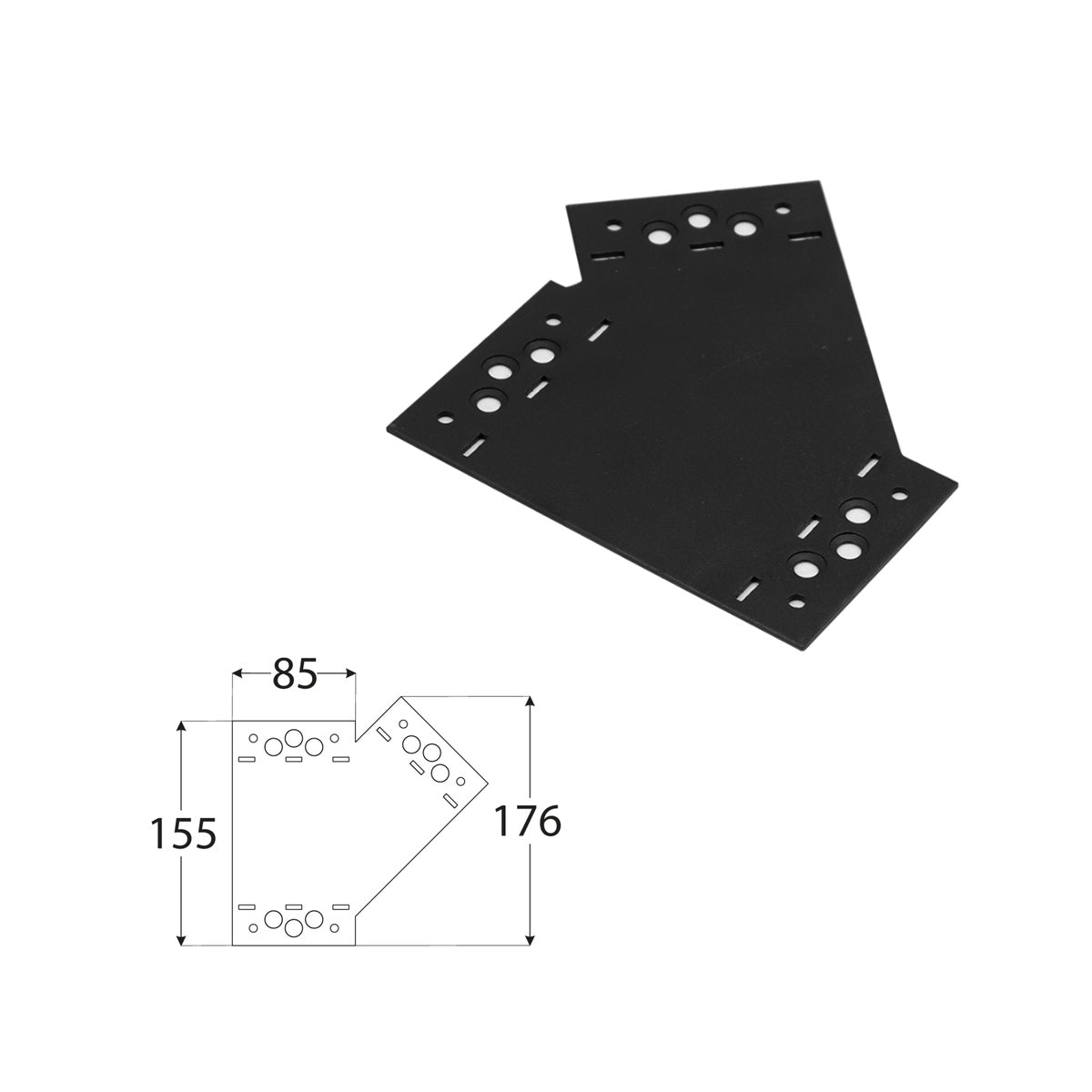 DOMAX SDLPE 1 spojka na stavbu pergol a hojdačiek