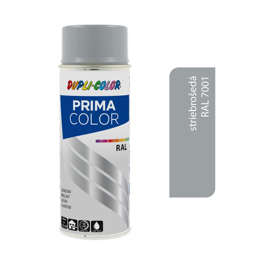 DUPLI COLOR Prima Akrylová farba v spreji RAL 7001 Striebrošedá