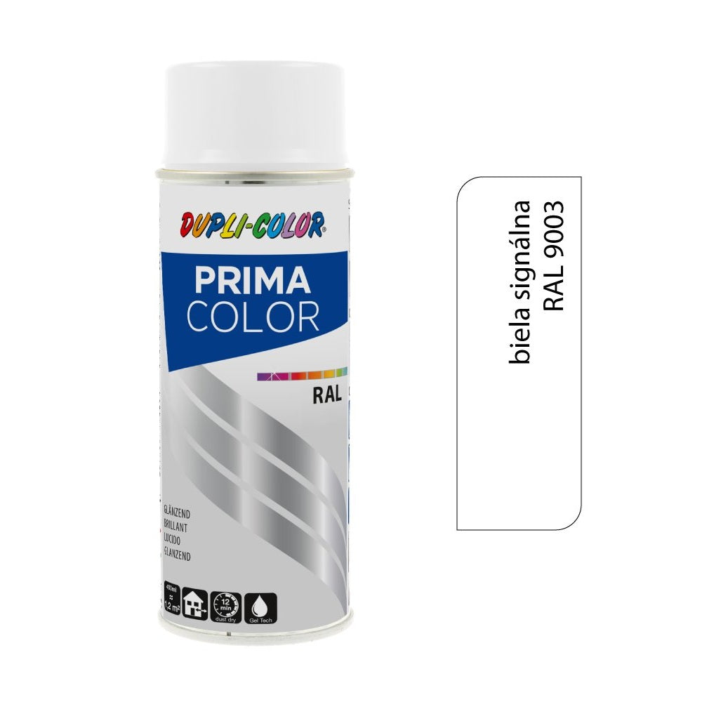 DUPLI COLOR Prima Akrylová farba v spreji RAL 9003 Biela signálna
