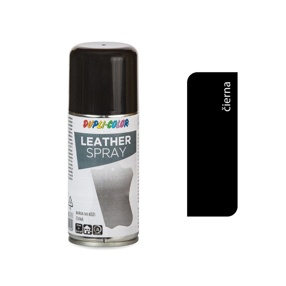 DUPLI COLOR farba na kožu v spreji čierna