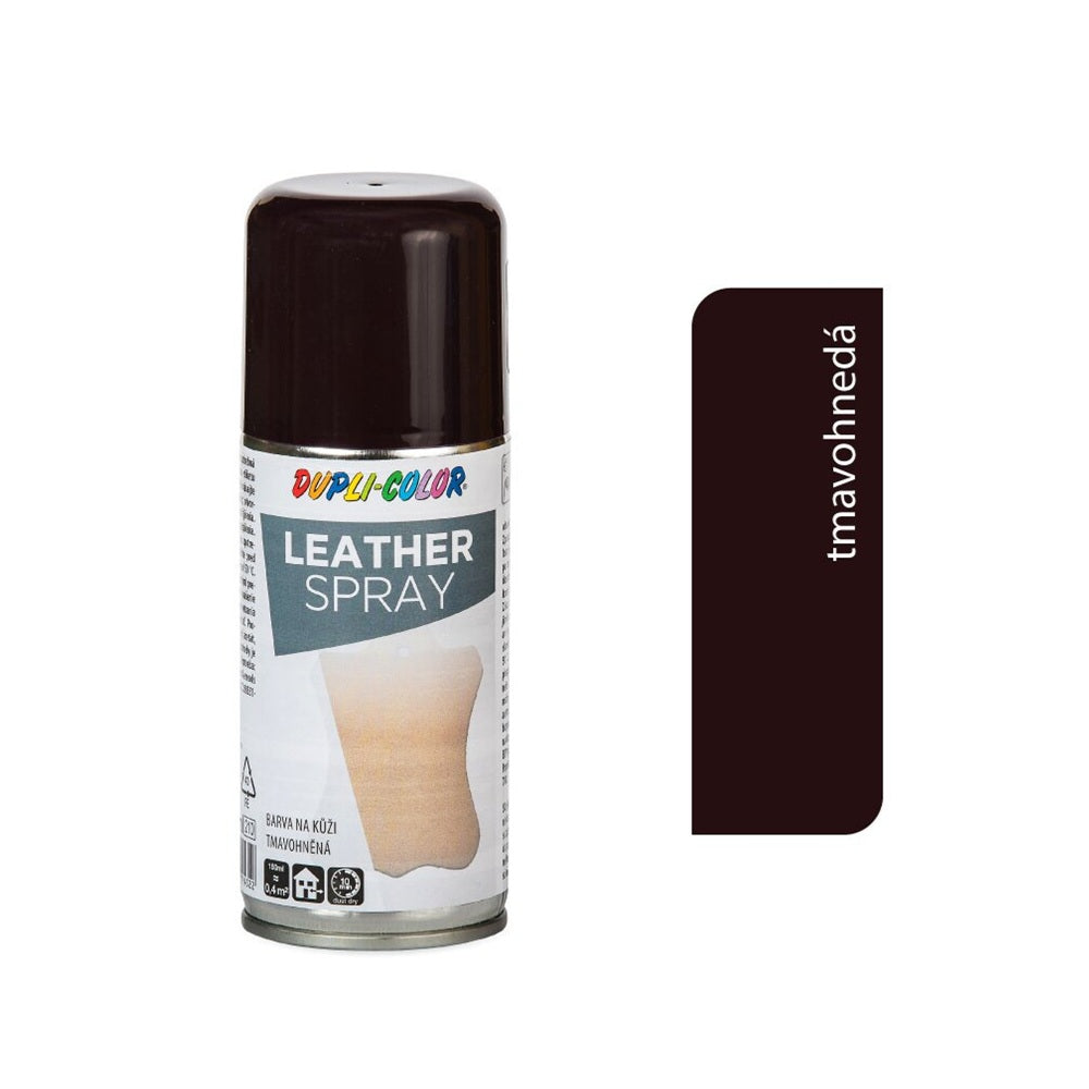 DUPLI COLOR farba na kožu v spreji tmavohnedá